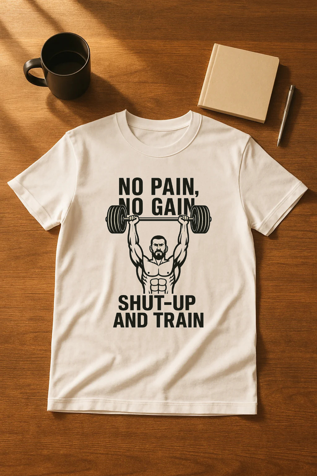 No-pain, no-gain, shut-up and train! - Zoom Jam Prints