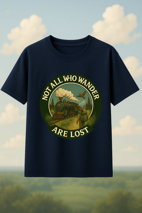 Not all who wander are lost t-shirt