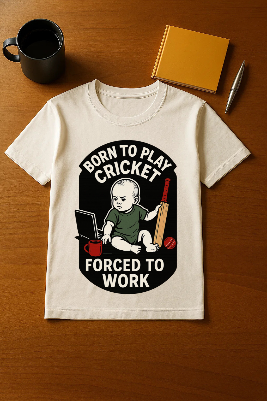 Born to play cricket, forced to work! - Zoom Jam Prints