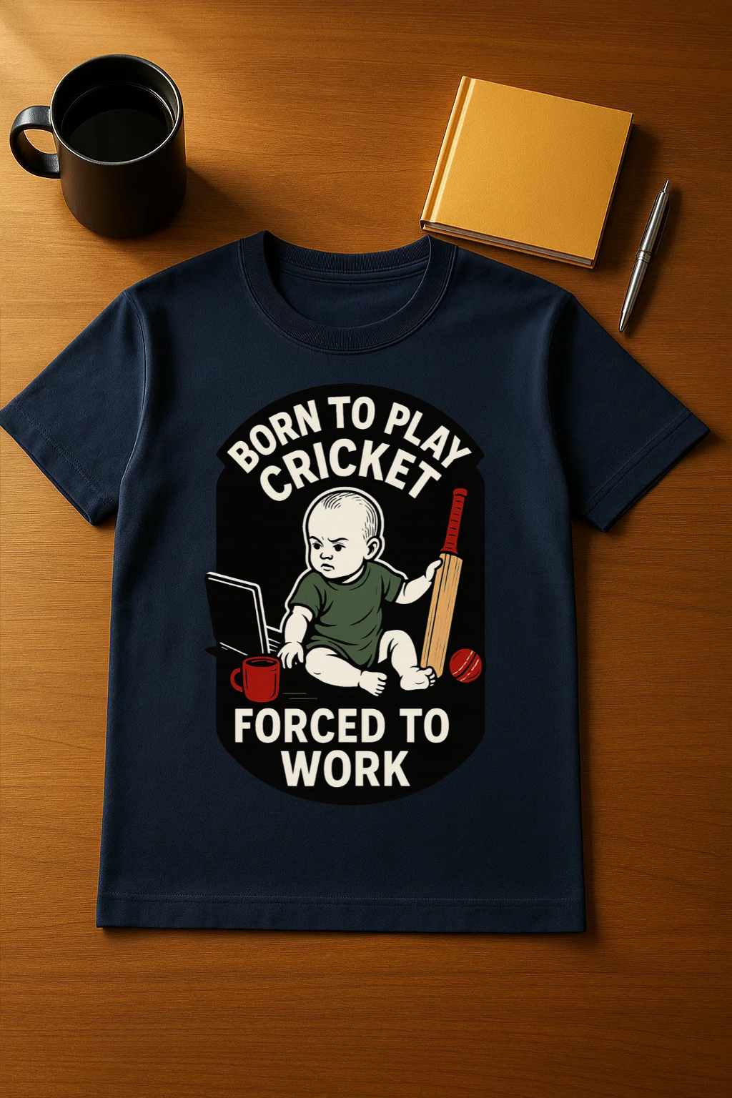Born to play cricket, forced to work! - Zoom Jam Prints