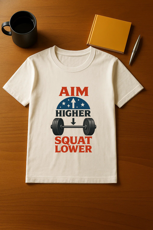 Aim higher, squat lower - Zoom Jam Prints