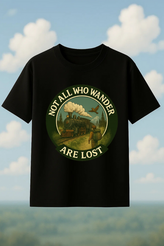 Not all who wander are lost t-shirt